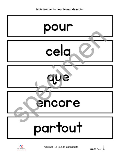 Ensemble Cour 1 étoile Le jour de la marmotte