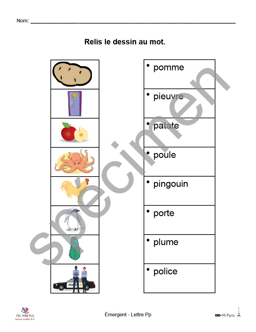 Ensemble ABC Lettre Pp